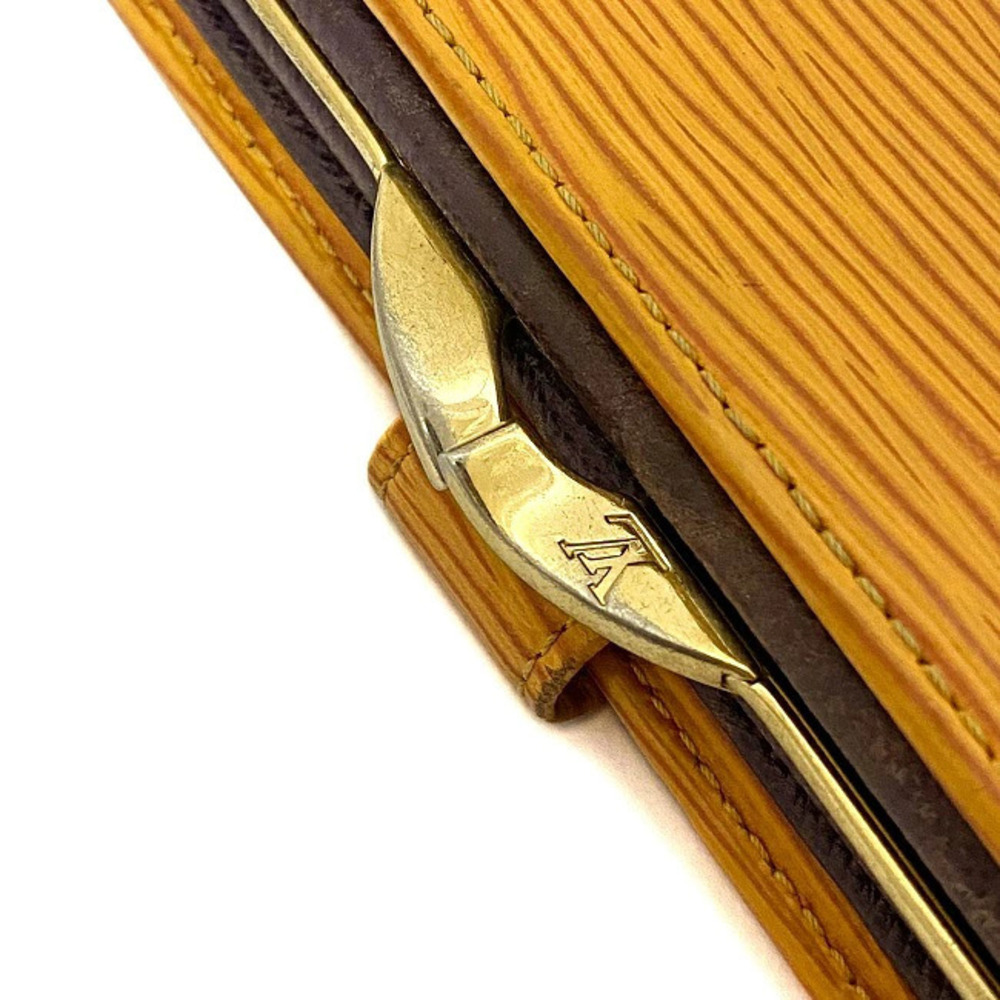 Louis Vuitton Portemonnaie Viennois Wallet Yellow Purple Tassili Epi Leather - Picture 5 of 9